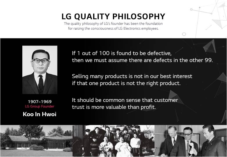 About 2 LG is extremely customer focus and continuous improvement organization