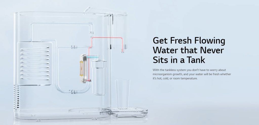 WD516AN-Navy Blue (Hot / Cold / Ambient) - Water Purifier 5 uv water filtration systems for home