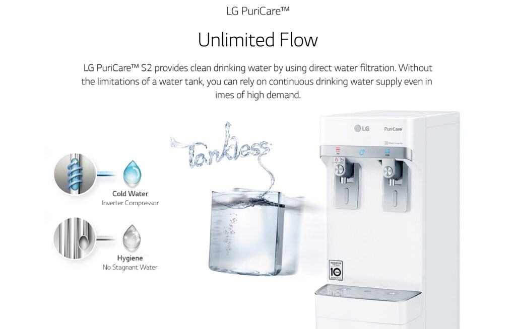 Slim Stand S2-WS410GN-White - Water Purifier 2 water cooler price in malaysia